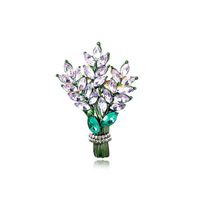 Elegant Pastoral Flower Artificial Gemstones Alloy Women's Corsage main image 3