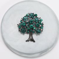 Pastoral Tree Artificial Gemstones Alloy Unisex Corsage main image 3