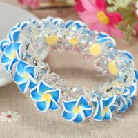 Elegant Simple Style Flower Soft Clay Women's Bracelets sku image 1