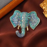 Retro Elephant Alloy Unisex Brooches main image 6