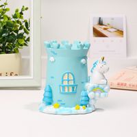 Simple Style Cartoon Character Letter Star Synthetic Resin Pen Holder sku image 3
