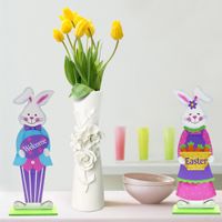 Style Simple Lapin Lettre Bois Ornements main image 1