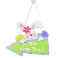 Style Simple Lapin Lettre Bois Pendentif sku image 4