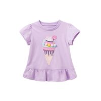 Cute Ice Cream Cartoon Cotton T-shirts & Blouses main image 4