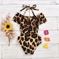 Girl's Leopard One-pieces Kids Swimwear main image 1