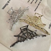 Women's Ig Style Spider Spider Web Skull Claw Alloy Plating Hair Claws main image 4