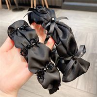 Women's Elegant Simple Style Bow Knot Artificial Crystal Cloth Hair Band main image 5
