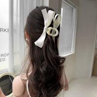 Women's Elegant Simple Style Bow Knot Arylic Hair Claws main image 2