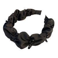 Women's Elegant Simple Style Bow Knot Artificial Crystal Cloth Hair Band main image 2