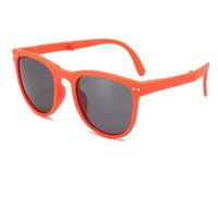 Ig Style Solid Color Pc Oval Frame Full Frame Kids Sunglasses sku image 7
