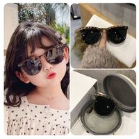 Ig Style Solid Color Pc Oval Frame Full Frame Kids Sunglasses main image 1