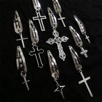 Women's Simple Style Cross Alloy Plating Hair Clip main image 1