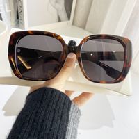 Exaggerated Streetwear Solid Color Resin Square Full Frame Women's Sunglasses main image 4