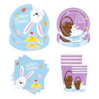 Easter Cartoon Rabbit Paper Party Festival Decorative Props main image 1