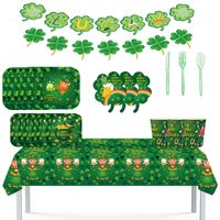 St. Patrick Cute Shamrock Letter Paper Daily Party Festival Decorative Props main image 1