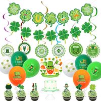 St. Patrick Simple Style Shamrock Letter Paper Daily Party Festival Decorative Props sku image 7