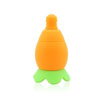 Cute Carrot Silicone Rubber Baby Accessories main image 2