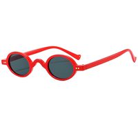 Funny Simple Style Color Block Ac Oval Frame Full Frame Men's Sunglasses sku image 11