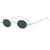 Funny Simple Style Color Block Ac Oval Frame Full Frame Men's Sunglasses sku image 10