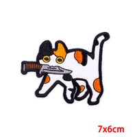 Hip-hop Retro Cat Embroidery Thread Cloth Sticker 1 Piece sku image 6