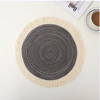 Casual Vacation Solid Color Cotton Yarn Placemat 1 Piece sku image 4