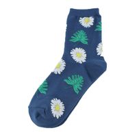 Women's Simple Style Classic Style Commute Color Block Cotton Printing Crew Socks A Pair sku image 10