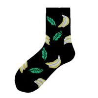 Women's Simple Style Classic Style Commute Color Block Cotton Printing Crew Socks A Pair sku image 8