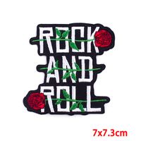 Punk Letter Embroidery Thread Cloth Sticker 1 Piece main image 5