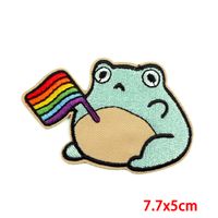 Cute Cartoon Letter Cat Cloth Cloth Sticker sku image 6