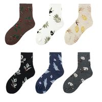 Women's Simple Style Classic Style Color Block Cotton Printing Crew Socks A Pair main image 1