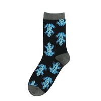 Women's Simple Style Classic Style Commute Color Block Cotton Printing Crew Socks A Pair sku image 4