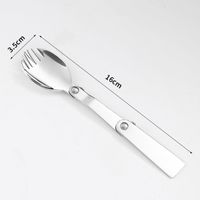 Casual Cute Solid Color Stainless Steel Spoon 1 Piece sku image 6