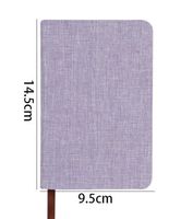 1 Piece Solid Color Learning School Cloth Business Notebook main image 3