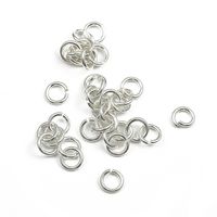 6 Pieces Sterling Silver Solid Color Simple Style sku image 2