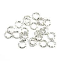 6 Pieces Sterling Silver Solid Color Simple Style sku image 6