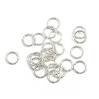 6 Pieces Sterling Silver Solid Color Simple Style sku image 5