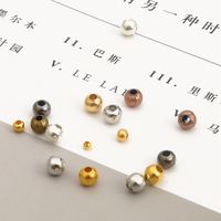 1 Set Iron Solid Color Beads main image 5