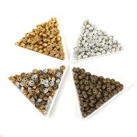 50 Pcs/package Simple Style Printing Alloy Plating Jewelry Accessories main image 1