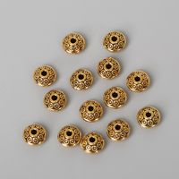 50 Pcs/package Simple Style Printing Alloy Plating Jewelry Accessories sku image 1