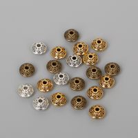 50 Pcs/package Simple Style Printing Alloy Plating Jewelry Accessories main image 2