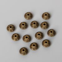 50 Pcs/package Simple Style Printing Alloy Plating Jewelry Accessories sku image 3