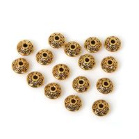 50 Pcs/package Simple Style Printing Alloy Plating Jewelry Accessories main image 3