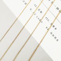 1 Piece Simple Style Solid Color Copper Plating Chain Jewelry Accessories main image 1