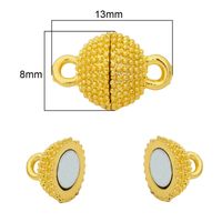 2 Sets/Pack Alloy Solid Color Jewelry Buckle Simple Style sku image 13