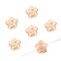 2 Pieces Glass Flower Beads sku image 3