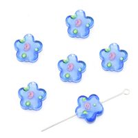 2 Pieces Glass Flower Beads sku image 5