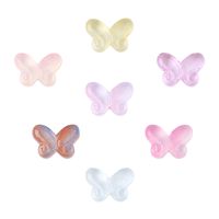20 Pieces 10 * 14mm Hole 1~1.9mm Glass Butterfly Beads main image 5
