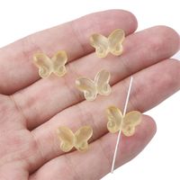 20 Pieces 10 * 14mm Hole 1~1.9mm Glass Butterfly Beads sku image 3