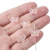20 Pieces 10 * 14mm Hole 1~1.9mm Glass Butterfly Beads sku image 4