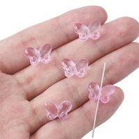 20 Pieces 10 * 14mm Hole 1~1.9mm Glass Butterfly Beads sku image 2